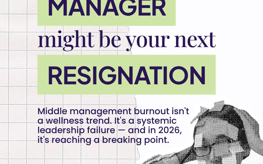 Your best MANAGER might be your next RESIGNATION