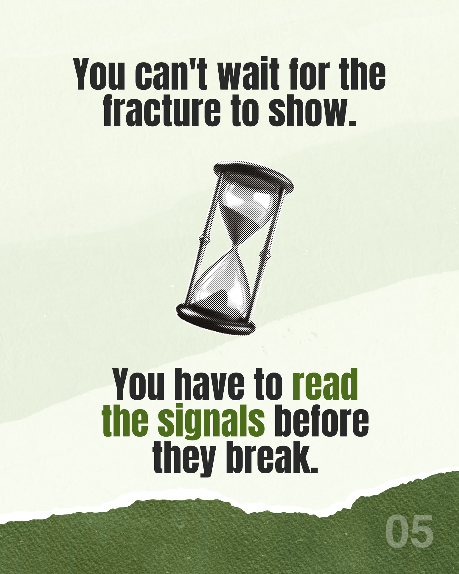 Recognizing early signs of disengagement. 